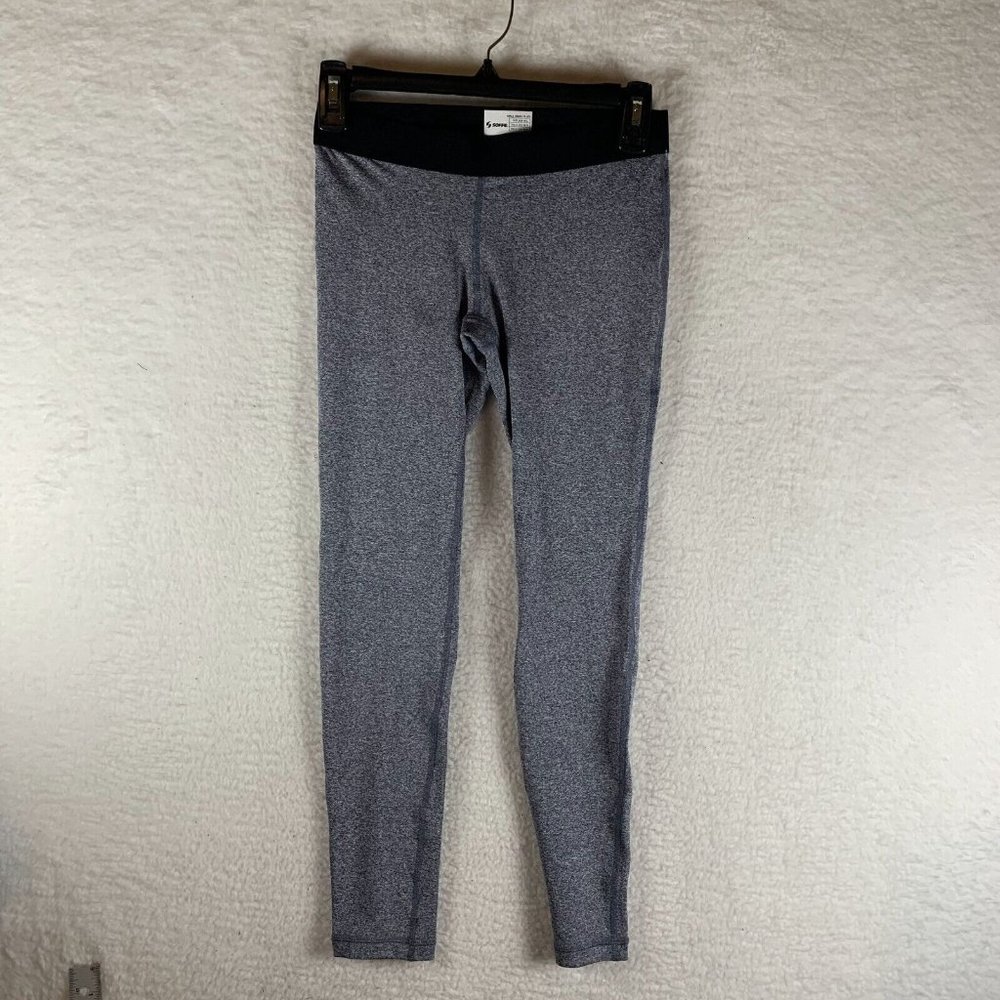 Soffe Leggings Girls Large (12-14) Heather Gray‎ Polyester Stretch Pull On 6959